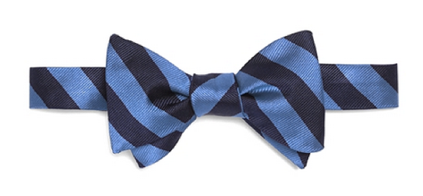 Blue Striped Bow Tie 2016 - Striped Bow Tie, Transparent background PNG HD thumbnail