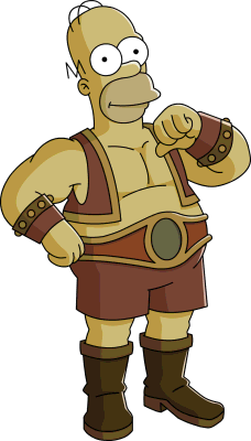 File:homer Strongman Tapped Out.png - Strongman, Transparent background PNG HD thumbnail