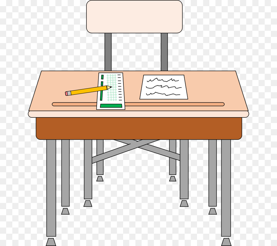 Desk Student Table Clip Art   Class Desk Cliparts - Student At Desk, Transparent background PNG HD thumbnail
