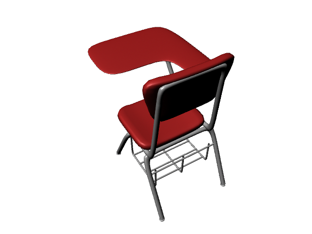chair, classroom, desk chair,