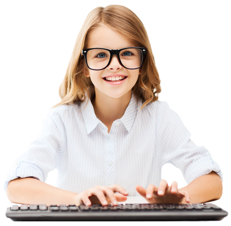 Main image, Student Typing PNG - Free PNG