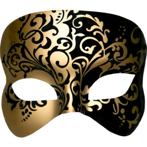 Studiomix14_Carnevale_Mferk_Elements_Goldblack Mask.png - Mask, Transparent background PNG HD thumbnail