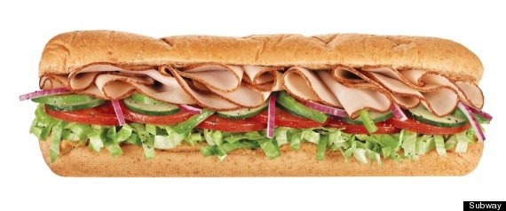 Subway Sandwich Double Bacon 