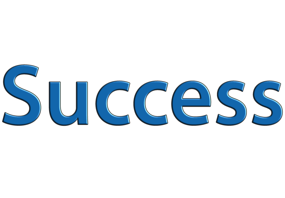 Success - Success, Transparent background PNG HD thumbnail