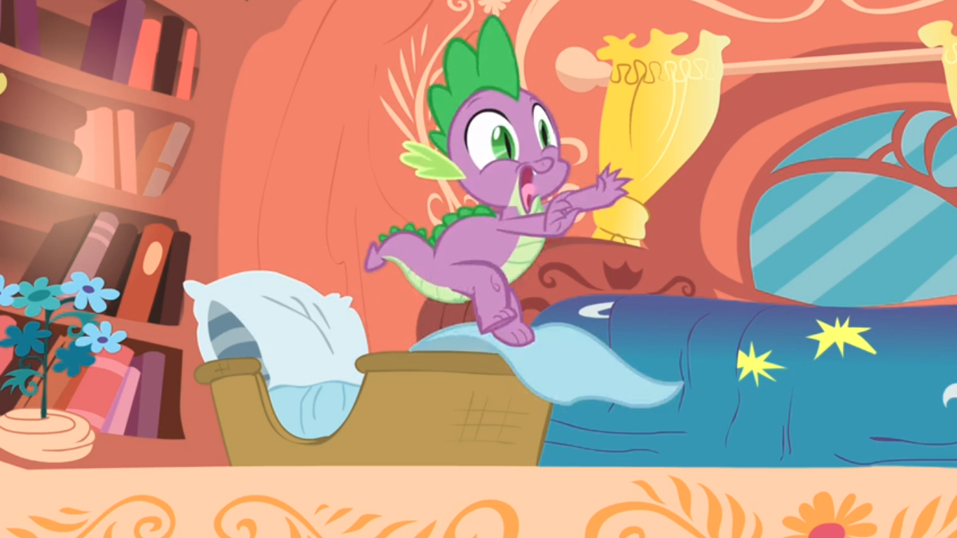 Spike Suddenly Jumping Out Of Bed S1E24.png - Suddenly, Transparent background PNG HD thumbnail