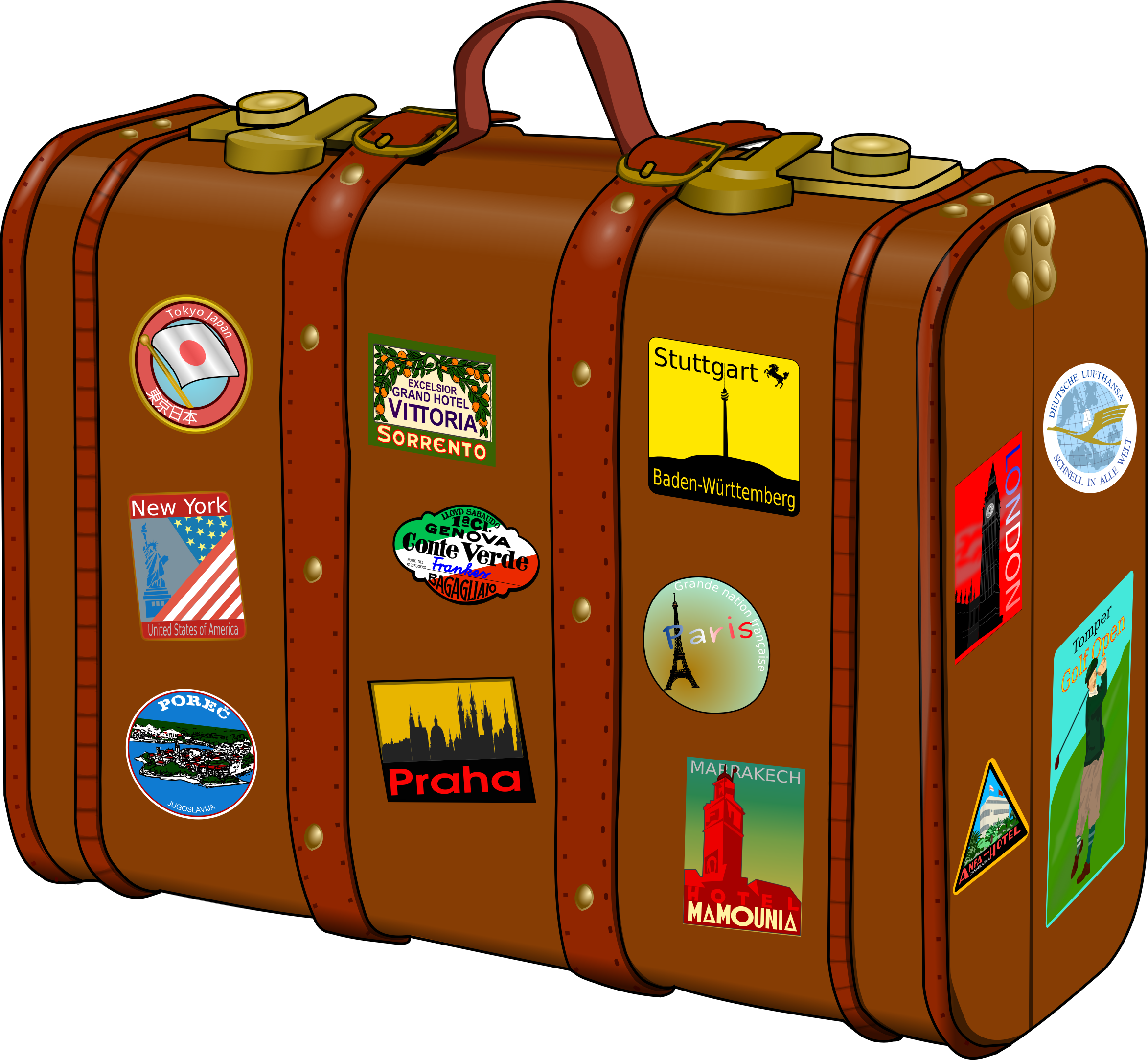 Suitcase PNG Transparent imag