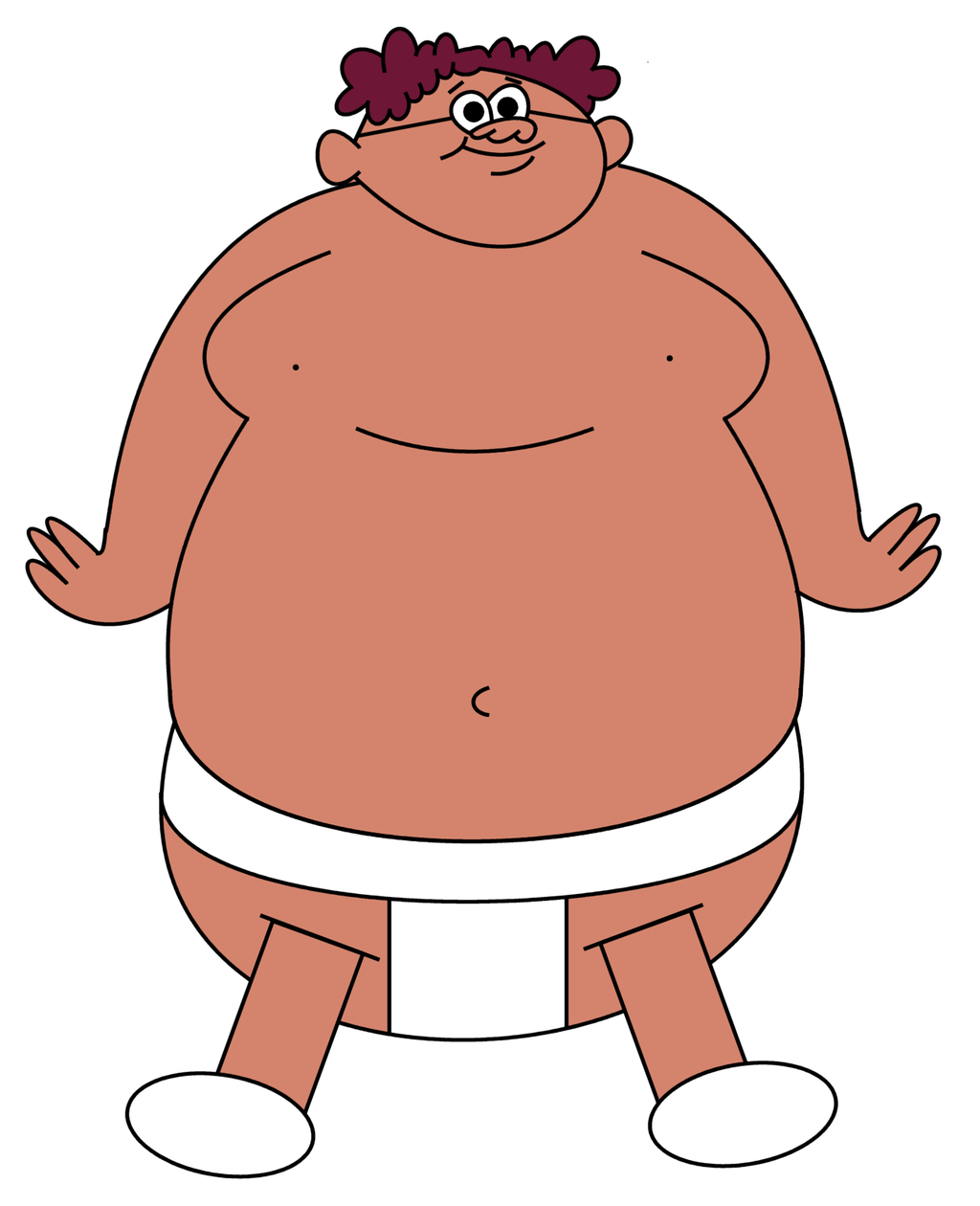 Cartoon sumo wrestler Free PN