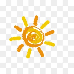 Sun, Cartoon Sun, The Little Sun, Yellow Png Image And Clipart - Sun Transparent Background, Transparent background PNG HD thumbnail