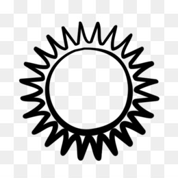 Black And White Clip Art   Sun Ray - Sun Ray Black And White, Transparent background PNG HD thumbnail