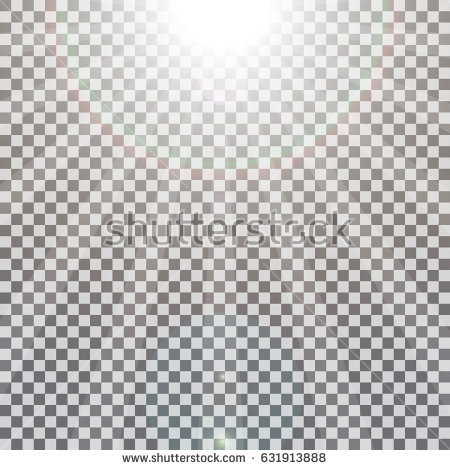 Realistic Sun Rays Light Effect On Stock Vector 631913888   Shutterstock - Sun Ray Black And White, Transparent background PNG HD thumbnail