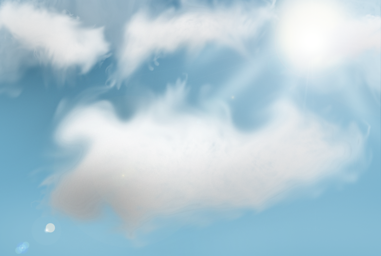Sunny Sky Drawing - Sunny Sky, Transparent background PNG HD thumbnail