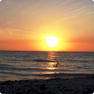 Sunset Ocean Live Wallpaper Hd - Sunset, Transparent background PNG HD thumbnail