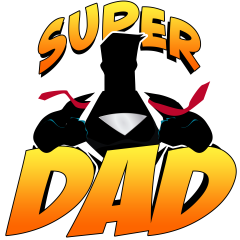 Super Dad - Super Dad, Transparent background PNG HD thumbnail