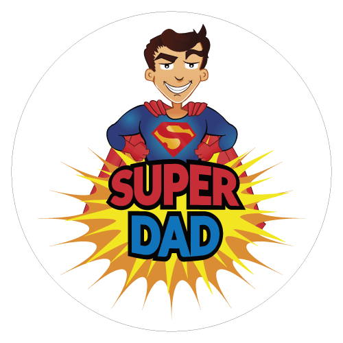 Super Pai - Super Dad, Transparent background PNG HD thumbnail
