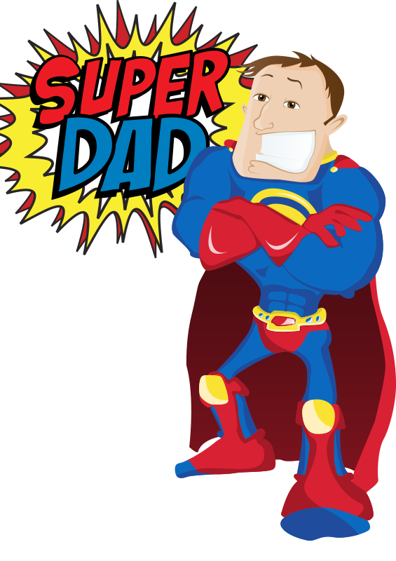 Superdad - Super Dad, Transparent background PNG HD thumbnail