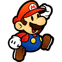 Paper Mario Icon - Super Mario, Transparent background PNG HD thumbnail