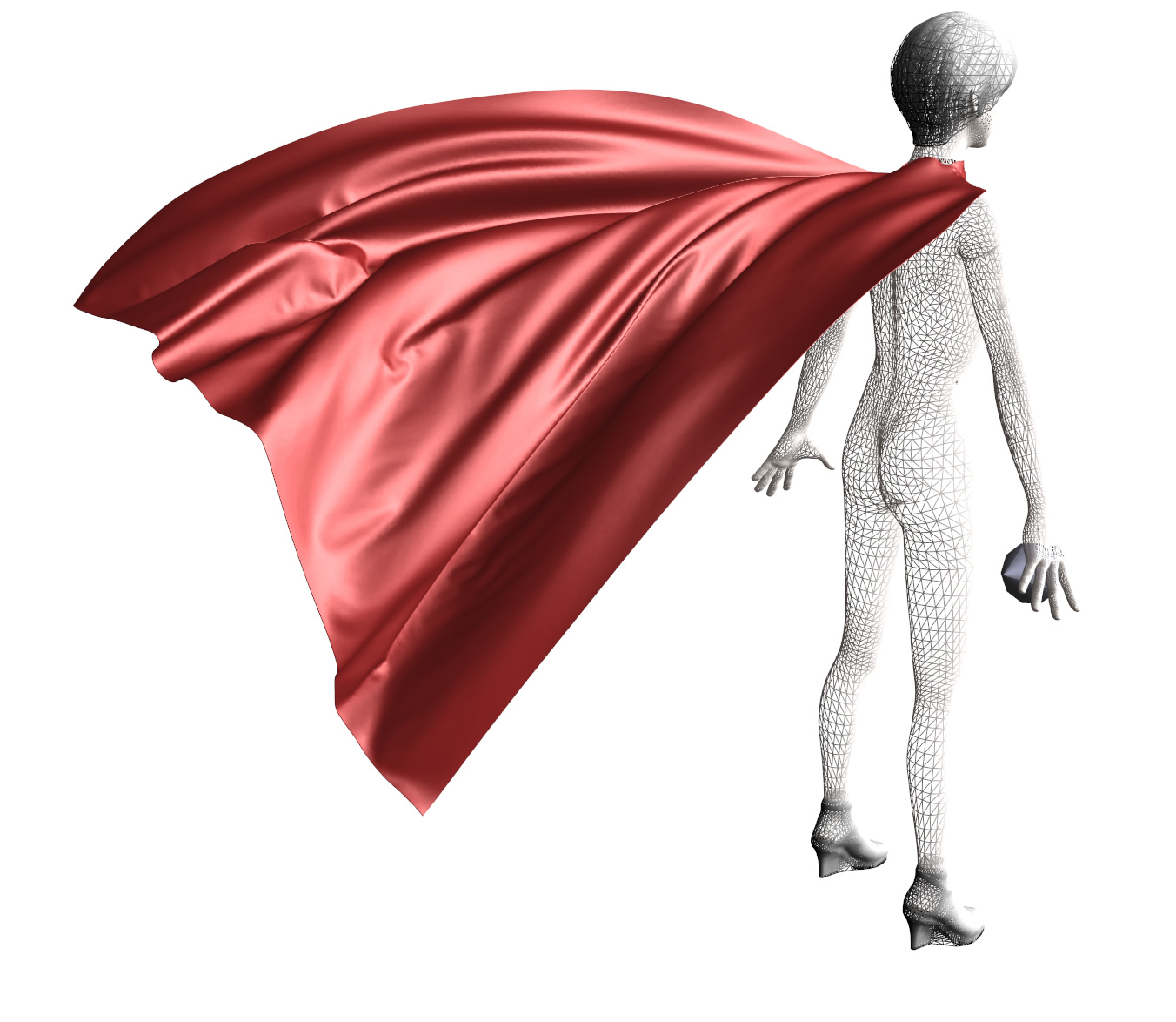 Superhero Capes Png - Superhero Cape With Wind, Transparent background PNG HD thumbnail