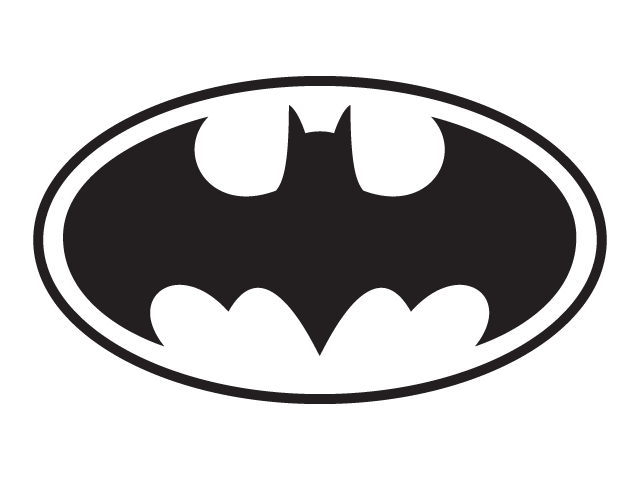 Batman - Superhero Black And White, Transparent background PNG HD thumbnail