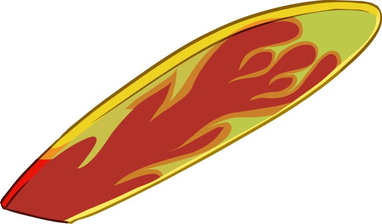 Image   Fire Surfboard.png | Club Penguin Wiki | Fandom Powered By Wikia - Surfboard, Transparent background PNG HD thumbnail