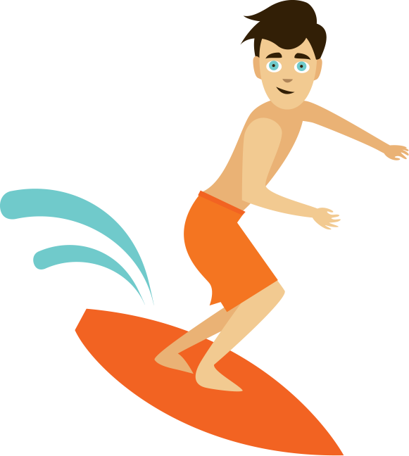 Look For Me! - Surfing, Transparent background PNG HD thumbnail
