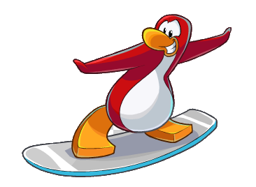 Surfing Penguin New Style.png - Surfing, Transparent background PNG HD thumbnail