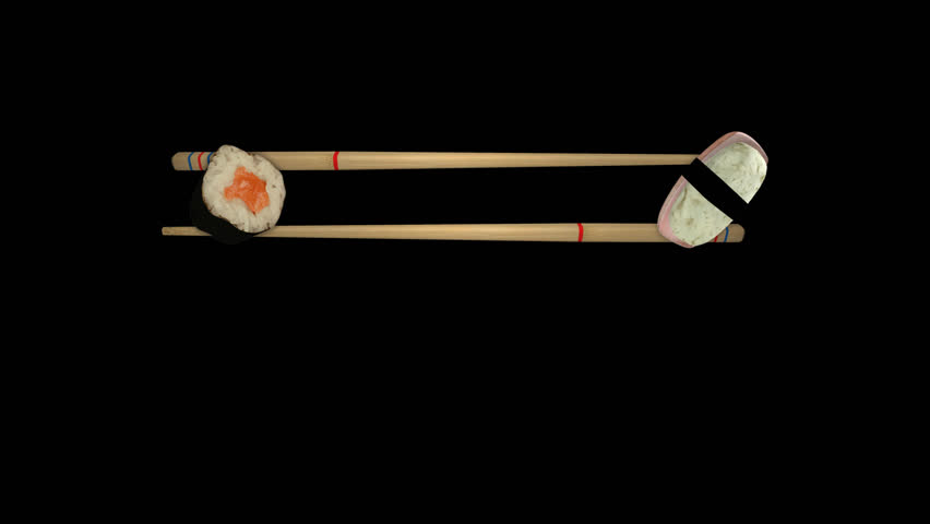 3D Sushi Title Chopsticks. Asian Food. Sushi Japan Alpha Channel. Png  Alpha - Sushi, Transparent background PNG HD thumbnail