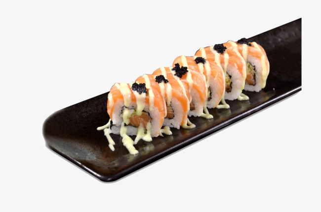 Japanese Sushi, Sumo Salmon Roll, Sushi, Hd Sushi Roll Free Png Image - Sushi, Transparent background PNG HD thumbnail