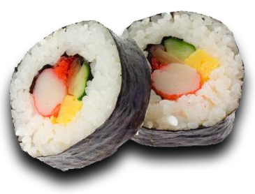 Sushi Roll Png - This Is Also Known As The Sushi Roll. It Generally Includes A Vinegar Rice And Other Ingredients Like Fish And Vegetables, Tightly Rolled In Nori, Hdpng.com , Transparent background PNG HD thumbnail