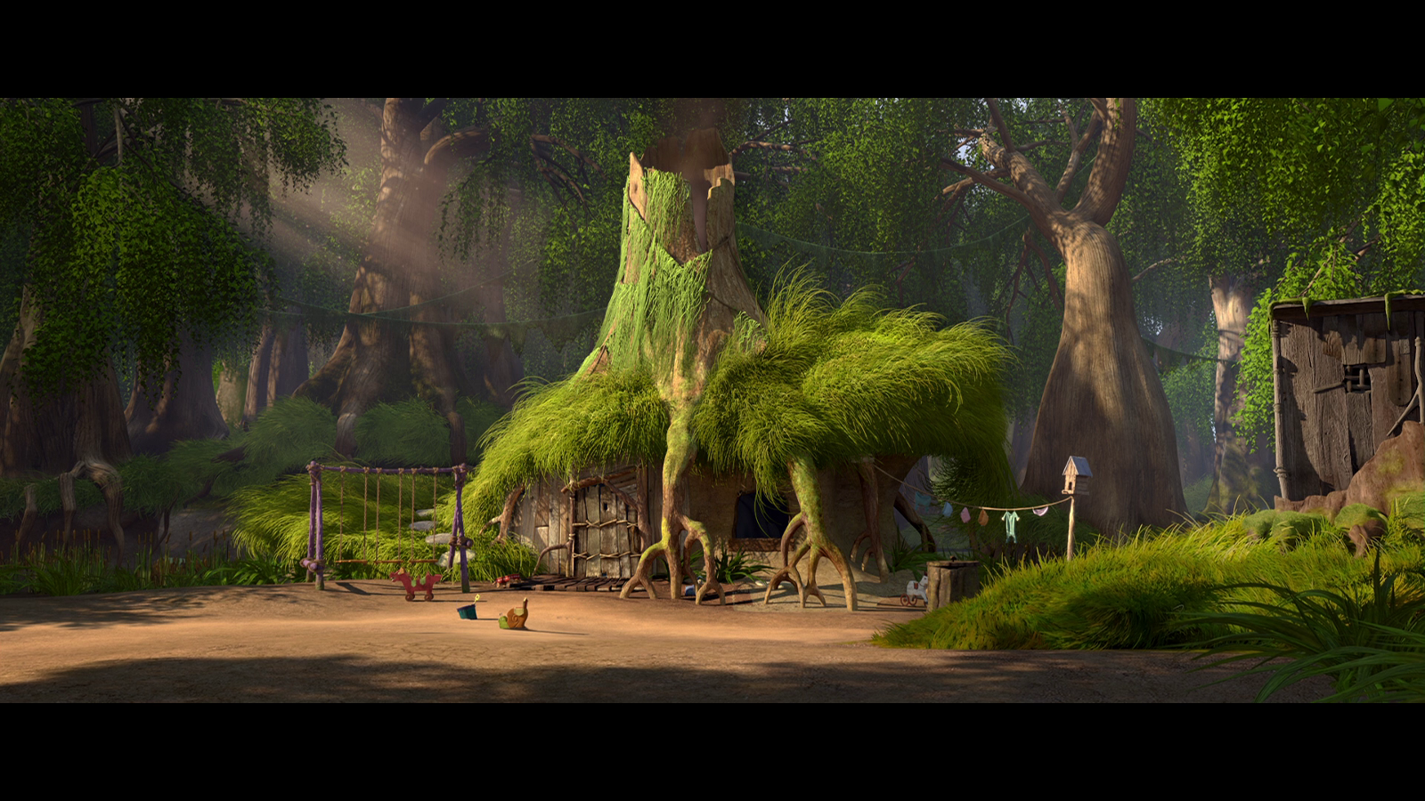 A Swamp Depicted In The Animated Dreamworks Film, U201Cshrek.u201D - Swamp, Transparent background PNG HD thumbnail