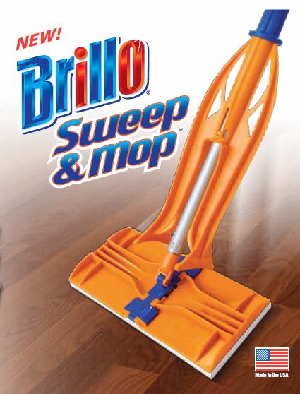 Brillo® Sweep U0026 Mop - Sweep And Mop, Transparent background PNG HD thumbnail