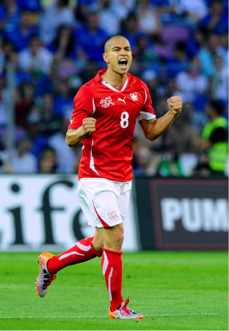 Switzerland: Gokhan Inler - Swiss Football Team, Transparent background PNG HD thumbnail