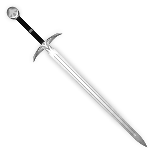Sword Png Image - Sword Black And White, Transparent background PNG HD thumbnail