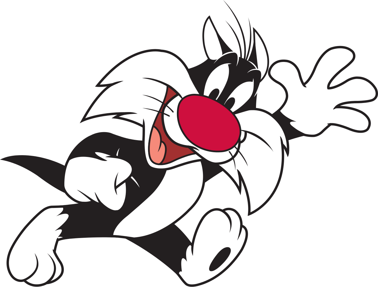 File:Sylvester Cat Cartoon-ps