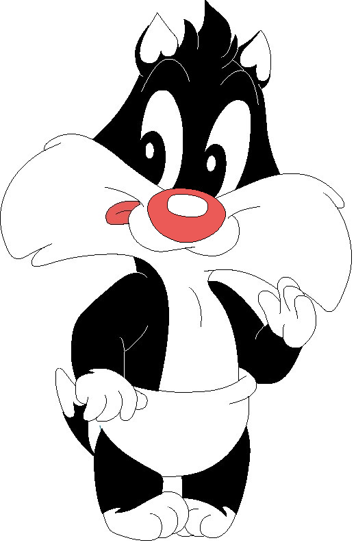 Image   Baby Sylvester.png | Looney Tunes Wiki | Fandom Powered By Wikia - Sylvester, Transparent background PNG HD thumbnail