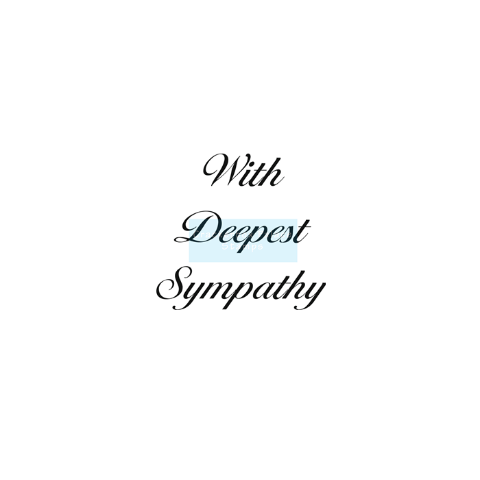 With Deepest Sympathy - Sympathy, Transparent background PNG HD thumbnail