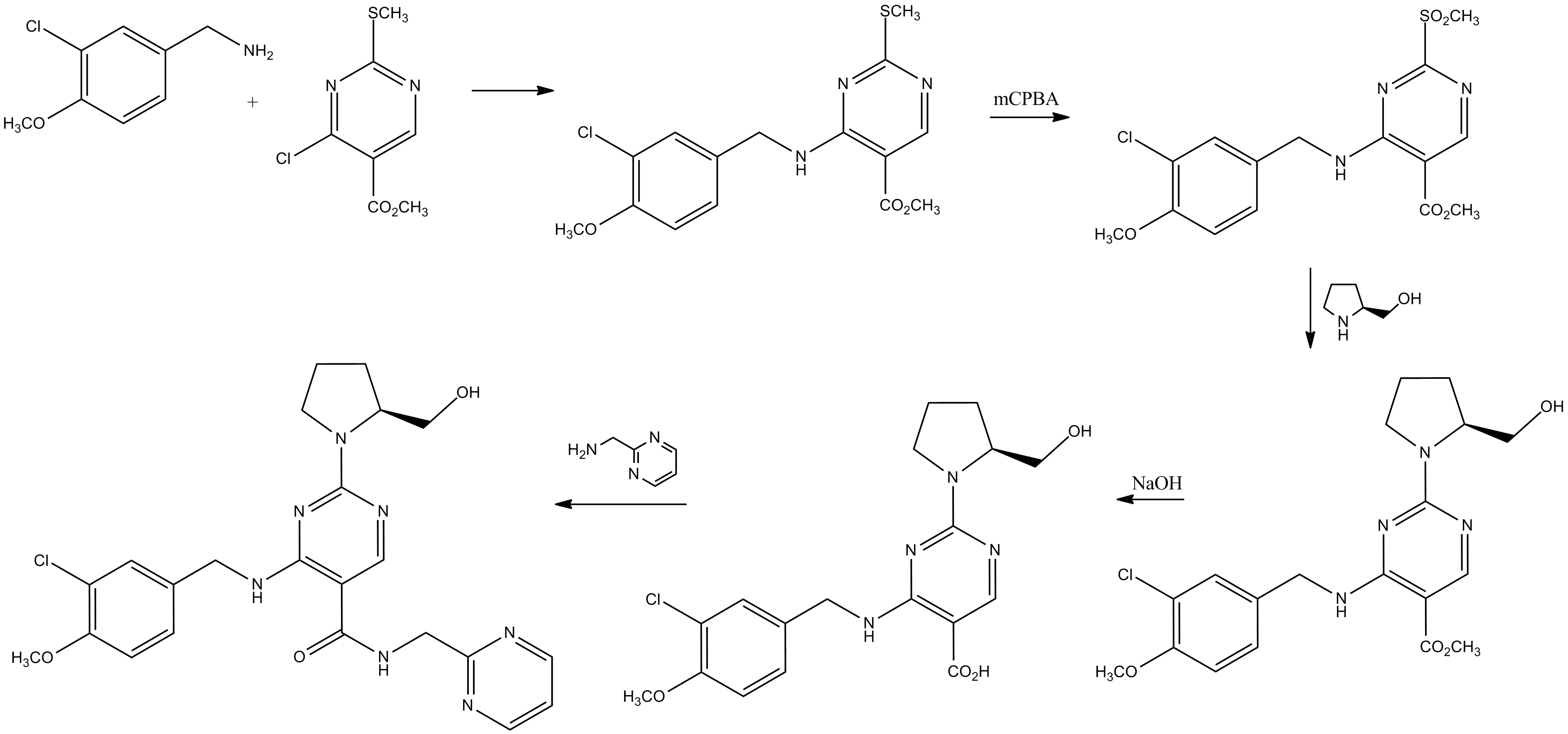 File:avanafil Synthesis.png - Synthesis, Transparent background PNG HD thumbnail
