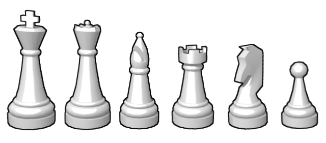Chess Pieces.png - Szachy Figury, Transparent background PNG HD thumbnail