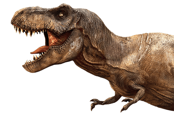 Tyrannosaurus Rex With Tiny Arms - T Rex Dinosaurs, Transparent background PNG HD thumbnail