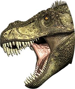 Tyrannosaurus Rex Bite - T Rex Head, Transparent background PNG HD thumbnail