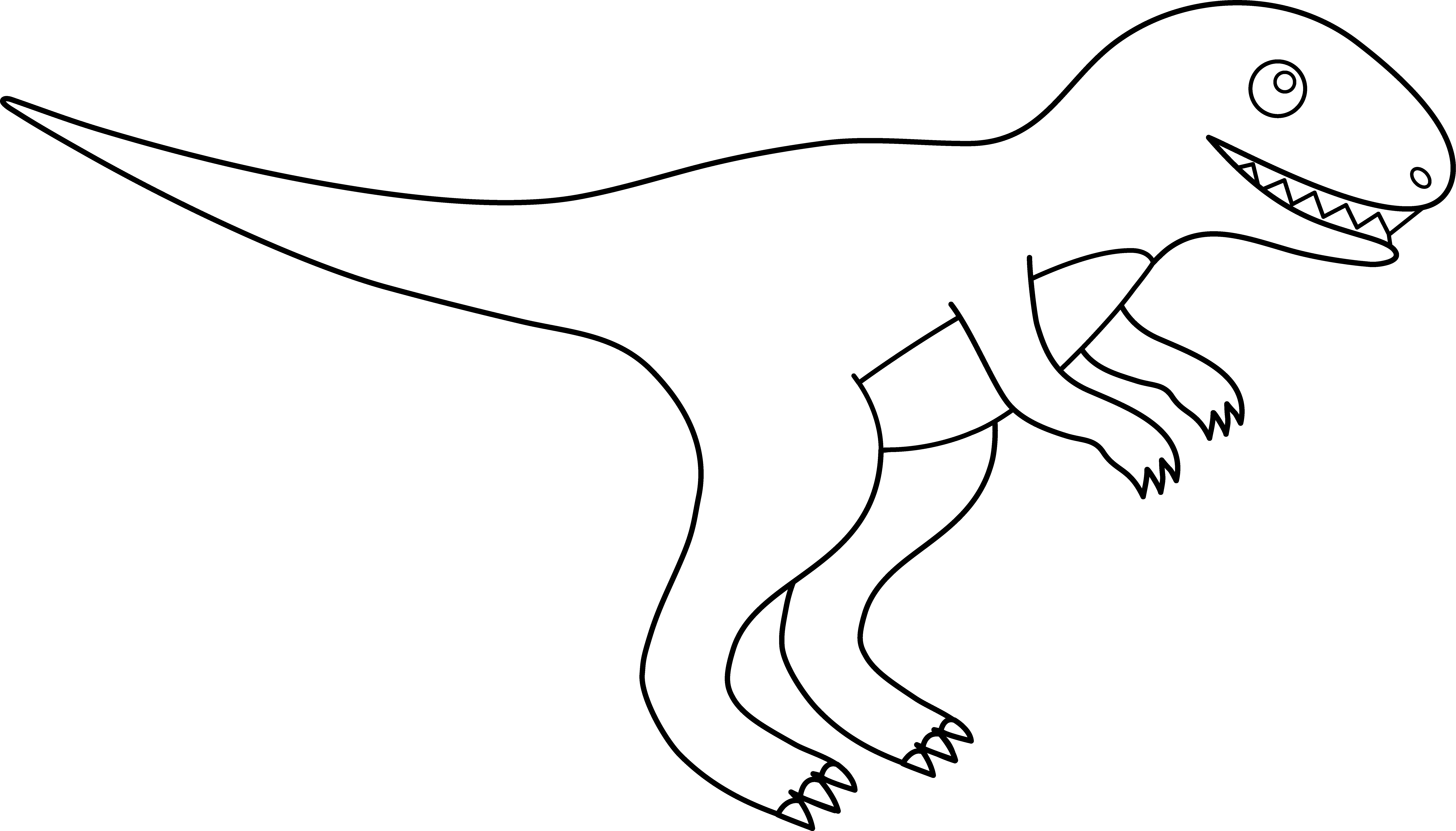 Pin Tyrannosaurus Rex Clipart Dinosaur Outline #7 - T Rex Black And White, Transparent background PNG HD thumbnail