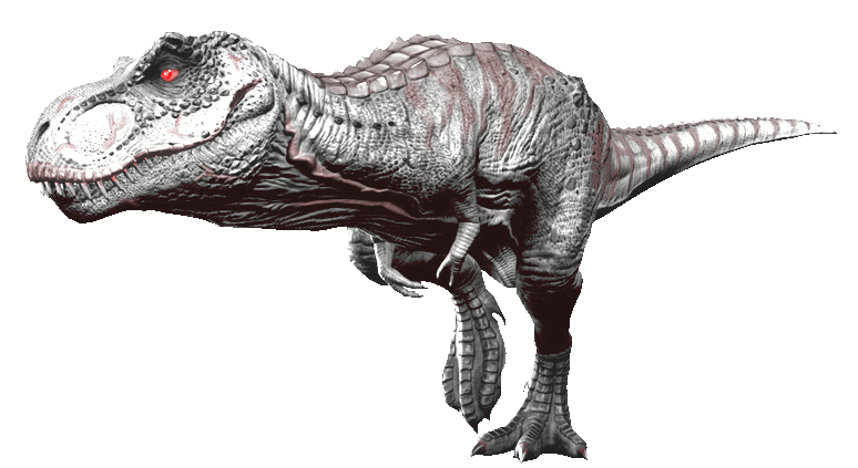 Albino T Rex - T Rex, Transparent background PNG HD thumbnail