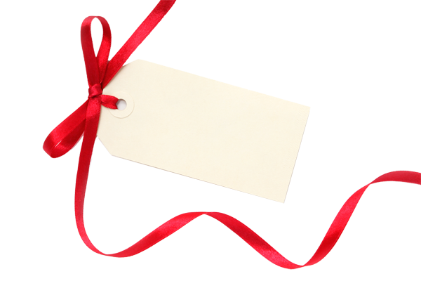 Christmas Present Gift Tag Png Png - Tag, Transparent background PNG HD thumbnail
