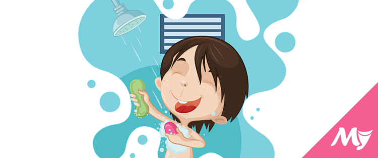 Bathroom Vocabulary Picture, Take A Shower:bath, Have A Shower:bath, - Take A Shower, Transparent background PNG HD thumbnail