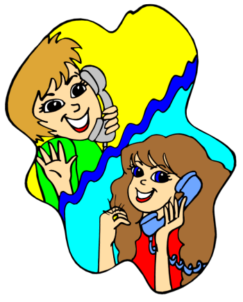 Friends Talking Clipart - Talk To A Friend, Transparent background PNG HD thumbnail