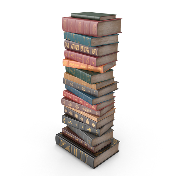 Tall Stack Of Books PNG Black And White - Tall Stack  Classic 