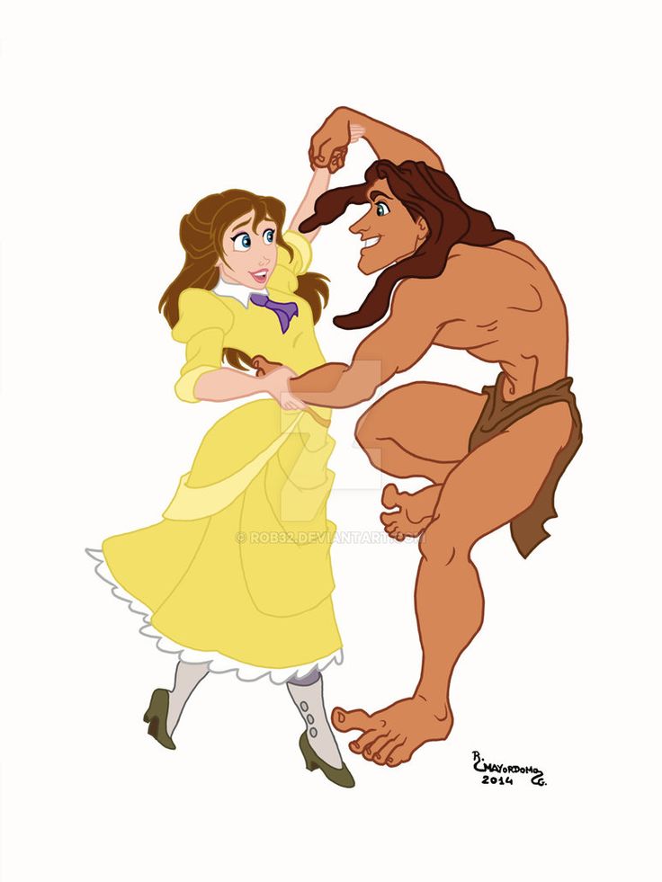 Tarzan And Jane Clipart #1