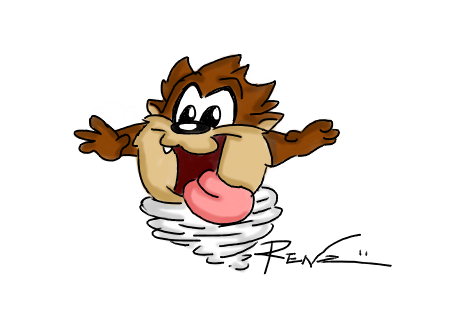 Looney Tunes Baby - Taz, Transparent background PNG HD thumbnail