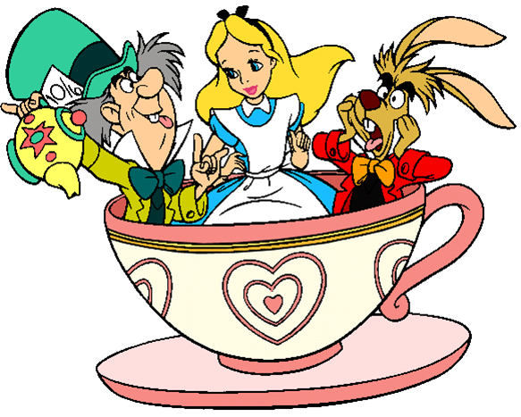 Tea Party Cartoon PNG - Girl Scout Mad Hatter 