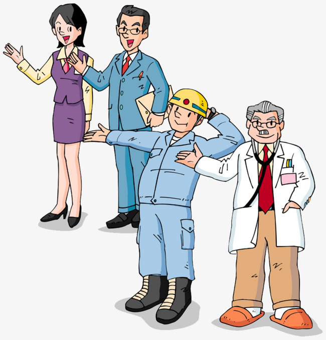 All Walks Of Life Experts Buckle Creative Hd Free, Doctors, Worker, Teacher Free Png Image And Clipart - Teacher, Transparent background PNG HD thumbnail