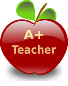Apple Clip Art - Teacher With Apple, Transparent background PNG HD thumbnail